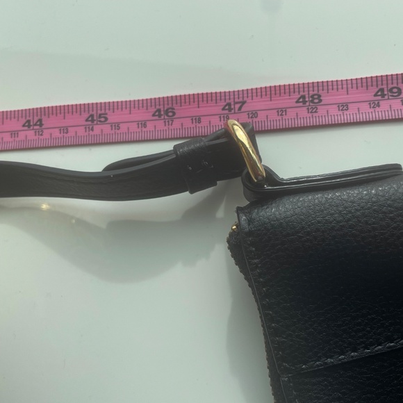 LRL Leather crossbody shoulder bag | Black - Picture 6 of 16